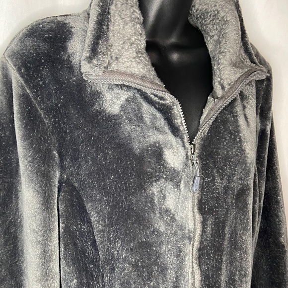 32 Degrees Heat. Dark Gray/Pewter Faux Fur Coat. Size Large. Like New. - Picture 7 of 11